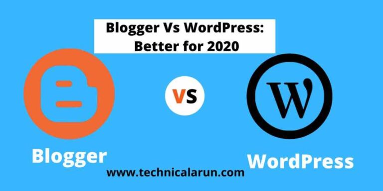 WordPress vs Blogger in Hindi